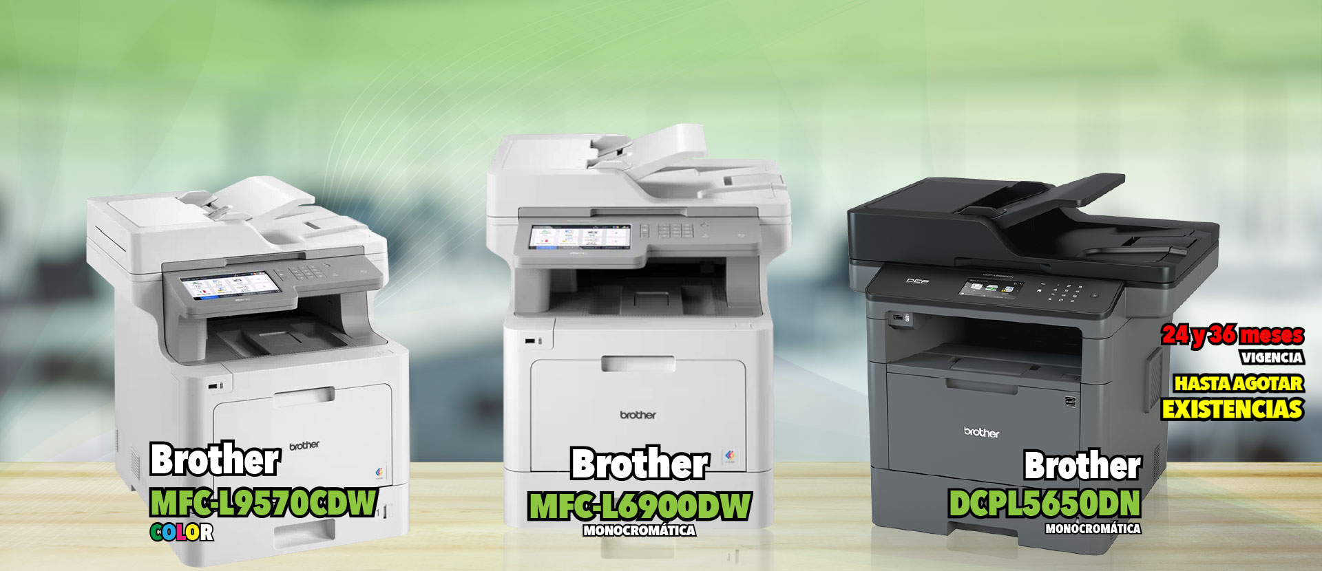 Renta tu equipo Brother con Volumen incluido o ren